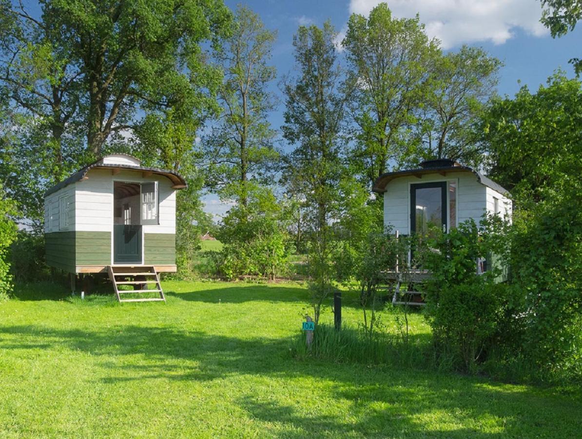 B&B Pipowagen "De Luxe" Op Wellness Camping En B&B Meddo Exterior foto